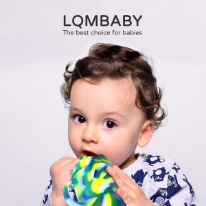 Set de 4 cani pentru copii LQMBABY, silicon, multicolor, 237 ml