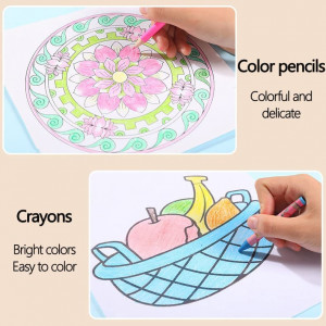 Set de 46 accesorii pentru desen/pictura Yolistar, multicolor