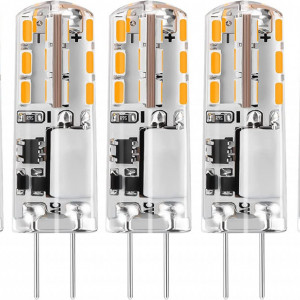 Set de 5 becuri I-SHUNFA, LED, 12 V, G4, 1,24 W