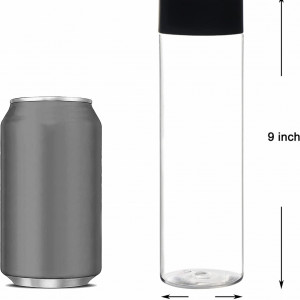 Set de 6 sticle Youngever, transparent, plastic, 473 ml