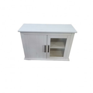 Set de mobila de living Home Affaire, lemn de pin, alb, 4 piese