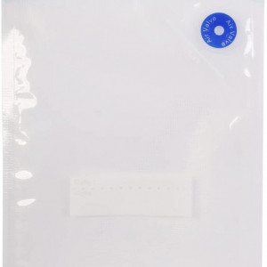 Set de pompa cu 4 pungi de vidat pentru alimente COOK CONCEPT, plastic, alb/albastru/transparent, 34 x 30 x 0,3 cm