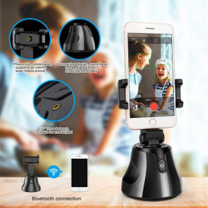 Stabilizator gimbal pentru telefon Powcan, negru, 93 x 165,4 mm