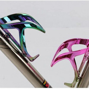 Suport sticla pentru bicicleta ACECYCLE, aluminiu, roz