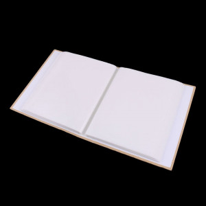 Album foto Sourcing Map, carton/plastic, maro/albastru/alb, 20 x 15,5 x 5 cm