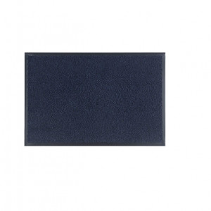 Covor de intrare GadHome, polipropilena, albastru inchis, 60 x 90 cm