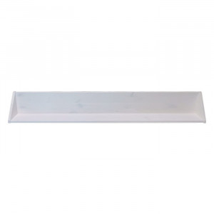 Etajera by Home Affaire, lemn masiv, alb, 140 x 20 cm