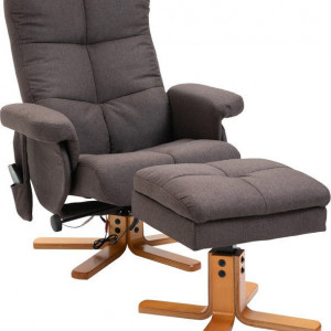 Fotoliu recliner Antoinesha cu suport pentru picioare, 80 x 86 x 99cm