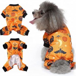 Haina pentru caine de Halloween Mosucoirl, poliester, multicolor, M