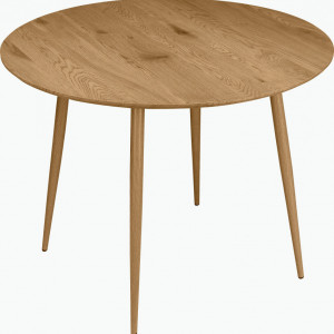 Masa de living rotunda Eadwine MDF, maro, diametru 100 cm