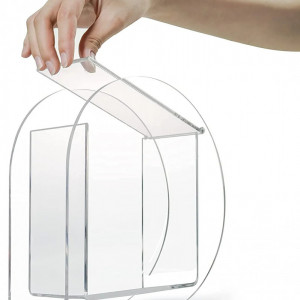 Organizator de bucatarie RECAPS, plexiglas , transparent, 14 x 7,5 cm