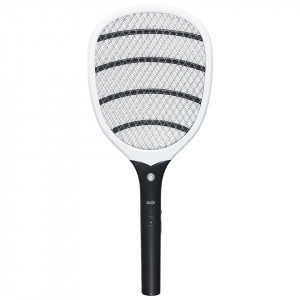 Paleta electrica pentru muste ANSIO, LED, plastic, alb/negru, 54 x 22,8 cm