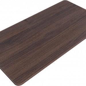 Placa pentru birou MAIDeSITe, lemn, nuc, 140 x 70 x 2,5 cm