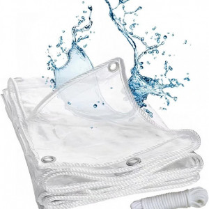 Prelata QOFLY, transparent, PVC, 2 X 2 M