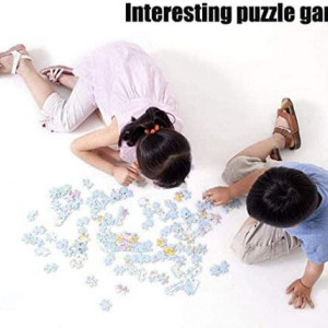 Puzzle cu 500 de piese Kunyuancb, gradina, multicolor, hartie, 52 x 38 cm