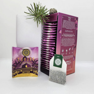 Set de 25 plicuri Bitter Tundra amara Generic, ceai, 2 g