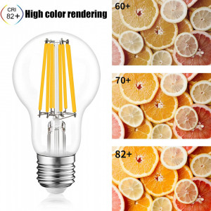 Set de 5 becuri E27 DoRight, LED, 8W, 6000K
