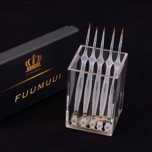 Set de 5 pensoane profesionale Fuumuui, transparent/argintiu