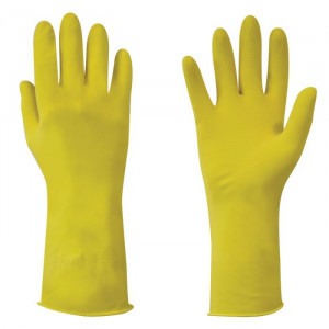 Set de 5 perechi manusi Everyday din cauciuc, marimea L, galben
