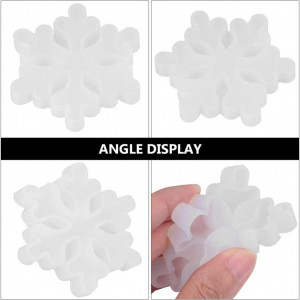 Set de 6 forme pentru prajituri JAHEMU, silicon, transparent