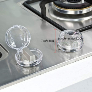 Set de protectii si incuietori pentru frigider si aragaz pentru siguranta copiilor Cantik, plastic, transparent/alb/roz