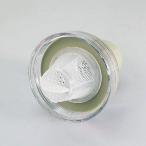 Sticla pentru ceai Hario, silicon, transparent/roz fumuriu, 400 ml,