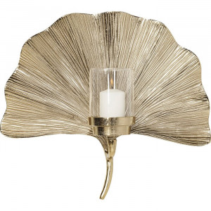 Suport pentru lumanare Ginkgo, 45 x 50 x 16 cm