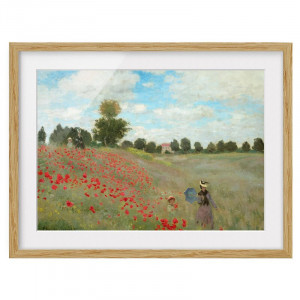 Tablou 'Poppies at Argenteuil', hartie, 40 x 55 x 2 cm