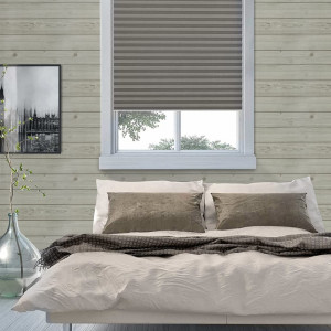 Tapet autoadeziv Decoroom, PVC, gri deschis, 45 x 300 cm