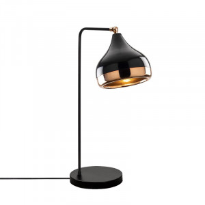 Veioza Folse, metal, negru/aauriu, 52 x 17 x 26 cm