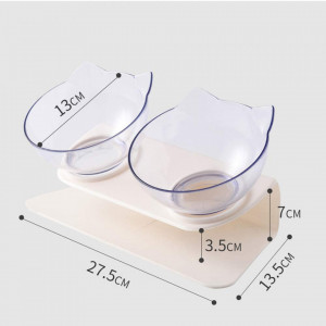 Bol ortopedic pentru hranirea animalelor ZoneYan, plastic, 27,5 x 13,5 cm