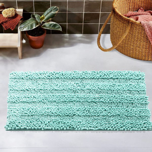 Covor de baie i@HOME, textil, albastru, 40 x 60 cm