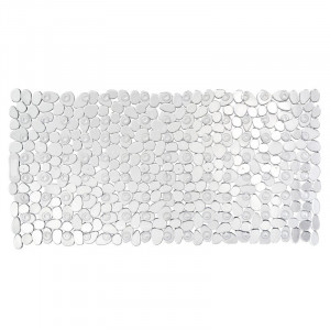 Covor pentru baie Paradise, antiderapant, alb, 71 x 36 cm