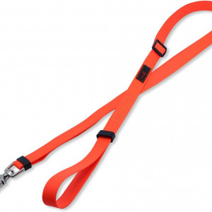 Curea pentru caini Ultrahund, polimer/metal, portocaliu, 122-182 cm