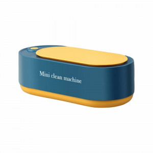 Dispozitiv portabil cu ultrasunete pentru bijuterii/ceasuri SHINROAD, USB, plastic,albastru inchis/galben, 350 ml, 21 x 9,5 x 7,5 cm