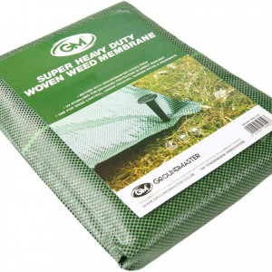 Folie de gradina impotriva buruienilor GroundMaster, polipropilena, verde, 2 x 10 m