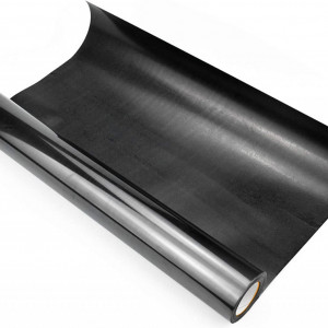 Folie de transfer pentru vinil Natee, negru, 30,5 x 300 cm