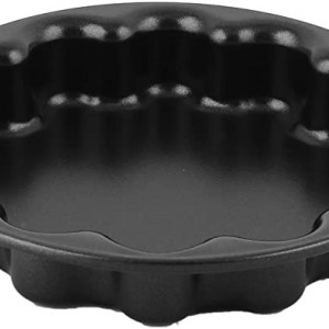 Forma pentru tort Sourcingmap, metal, negru, 16 x 3 cm