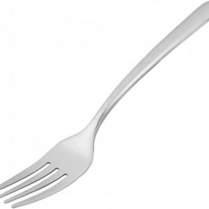 Furculita pentru salate Sourcingmap, otel inoxidabil, argintiu, 18,3 cm