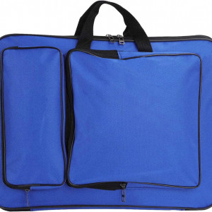 Geanta pentru portofoliu AIDIER, tesatura oxford/ nailon/metal, albastru, 49 x 36 cm