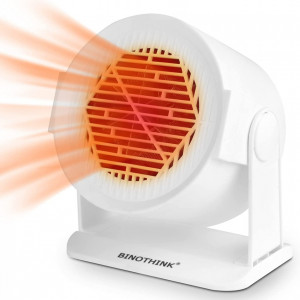 Incalzitor cu ventilator BINOTHINK, alb, 15,7 x 16,5 x 10 cm, 500W