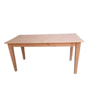 Masa de living Home Affaire, lemn masiv, natur, 76 x 160 x 80 cm