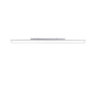 Plafoniera Flat Panel III, metal/plastic, alba, 120 x 5 x 10 cm, 29w