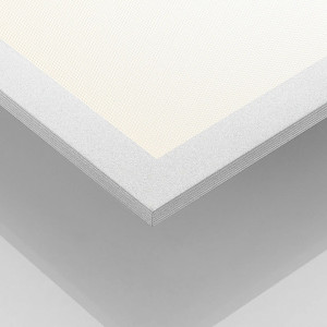 Plafoniera Gelora, LED, plastic/aluminiu, alb/argintiu, 120 x 30 x 5,2 cm