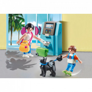 Playmobil Family Fun, Beach Hotel - Turisti la bancomat, multicolor