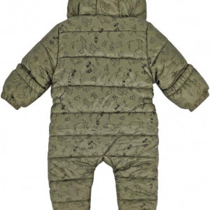 Salopeta pentru copii JiAmy, bumbac/poliester, verde, 3-6 luni