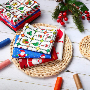 Set de 12 bucati de tesaturi pentru mestesuguri Tatuo, bumbac, multicolor, 40 x 50 cm