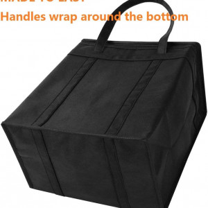 Set de 2 genti termice Yongzhenlite, tesatura, negru, 30 x 16 x 35 cm