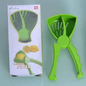 Set de 2 storcatoare manuale de lamaie LEXISONG-Zgr, ABS, verde, 20 x 8,5 cm
