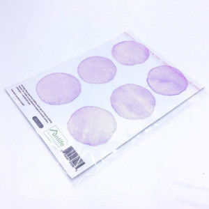 Set de 36 stickere pentru perete SOOOEC, PVC, violet, 6 x 6 cm